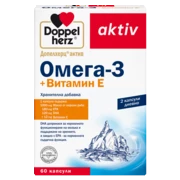 Допелхерц актив Омега-3+Витамин Е  Изглед отпред